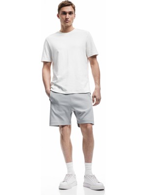 Koton Dikiş Detaylı Cepli Pamuklu Beli Bağcıklı Kısa Şort