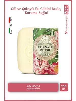 Nesti Dante With Love And Care Regina Di Peonie Katı Sabun 250gr Gül Ve Şakayık