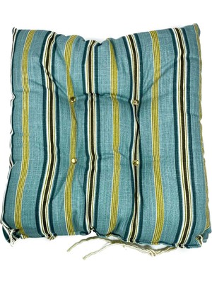 Pofuduk Ev Bahçe Teras Ipli Sandalye Minderi 35X35 cm D4