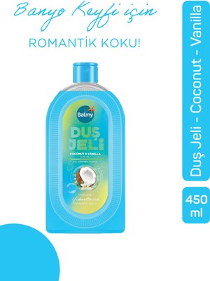 Balmy Nemlendirici  Hindistan Cevizi & Vanilya Aromalı Duş Jeli 450 ml