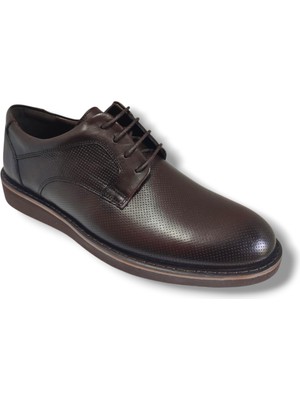 Doğan 2141-25 Hakiki Baskı Deri Eva Erkek ayakkabı