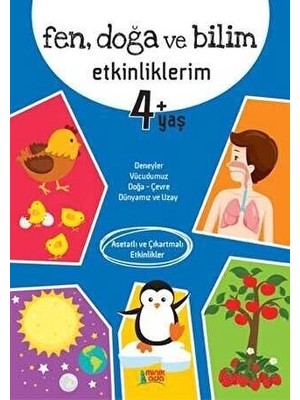 Erdem Yayınları Fen Doğa ve Bilim Etkinliklerim 5 Yaş (48-60 Ay)