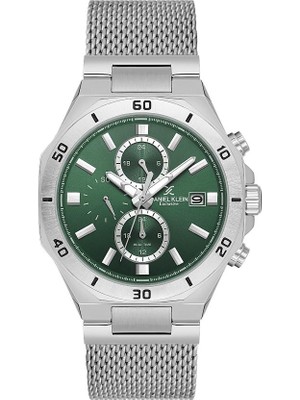 Daniel Klein DKE.1.10884-4 Exclusive Tüm Fonksiyonları Aktif 3 Atm Suya Dayanıklı Çelik Kaplama Metalik Renk Erkek Kol Saati