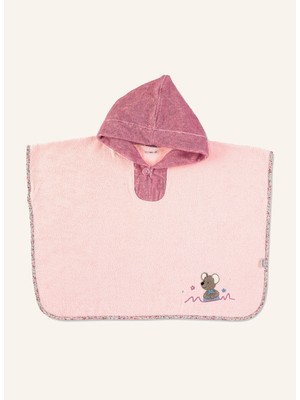 Sterntaler Mabel Poncho  Pamuk, Frottee, Kapüşonlu, Fare Mabel Motifli