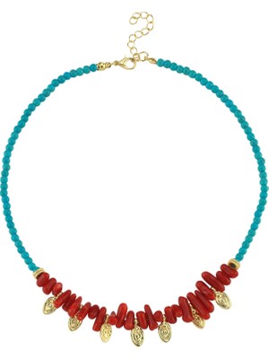 Venüs Design Mercan Boncuk  Kolye