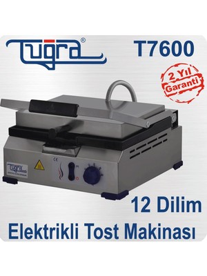 Tuğra Elektirikli Tuğra Tost Makinası 12 Dilim