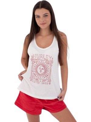 Hurley Organic Two Sides Tank Kadın Beyaz Atlet