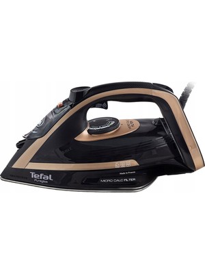 Tefal Fv8064 Puregliss 3000W Buharlı Ütü Durilium Tabanlı Otomatik Kapanma Özelliği ile Siyah