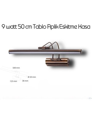 9 Watt 50 cm Banyo Ayna Üstü Tablo Aplik