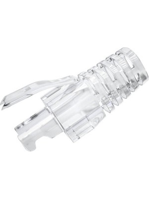 Koodmax 100 Adet - RJ45 CAT5E Cat6 CAT6A Boots Konnektör Şeffaf Jack Koruma Kılıfı