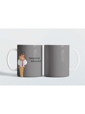 Yakılıklı Kahve Sever Hediye Kupa Love Bug-T