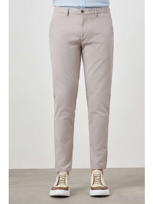  Erkek Taş Yazlık Pamuk Yan Cep Slim Fit Chino Pantolon