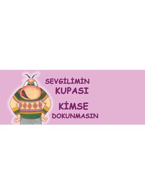 Sevgilimin Kupası Kimse Dokunmasın Hediye Kupa Love Bug-T