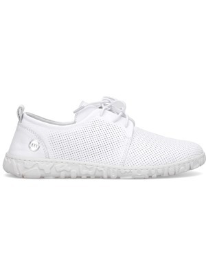 Mammamia D25YA-85 Kadın Hakiki Deri Casual Ayakkabı Beyaz