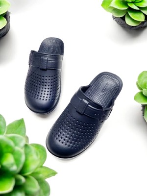 Eva Burnu Kapalı Şeritsiz Sabo Terlik