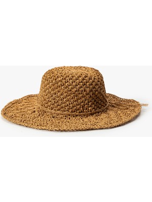 Koton Bant Detaylı Hasır Şapka