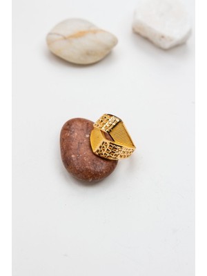 22 Ayar Altın Yüzük Füzyon Kadın Yüzük LKYZK1547