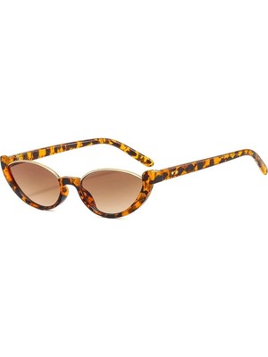 Toz Vintage Moon Unisex Güneş Gözlüğü UV 400 Koruma ve Leopar Çerçeve ile Retro Stil
