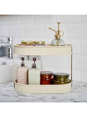 Evstyle 2 Katlı Çok Amaçlı Pratik Organizer - Bej