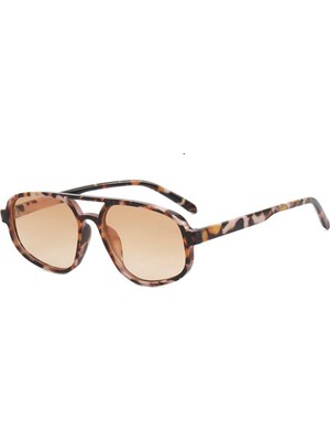 Toz Vintage Blink Unisex Retro Stil Güneş Gözlüğü Leopar Çerçeve UV400 Koruma Özelliği