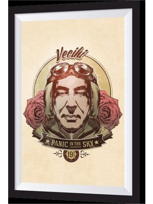 Vecihi Şener Şen Sanatsal Çerçeve Görünümlü Ahşap Tablo