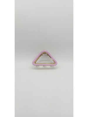 Lila Renk Üçgen Mandal Toka