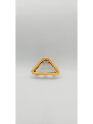 Turuncu Renk Üçgen Mandal Toka