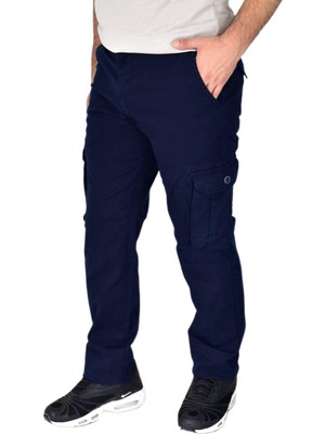 Dynamo DYM-1952 Erkek Kanvas Kargo Pantolon Regular Fit Pamuklu Günlük Stil 4 Cepli