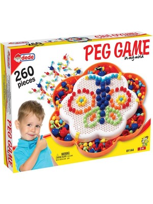 Dede 01144 Fen Oyuncak - Çivi Oyunu / In-My-Mind Ped Game 260 Parça / +3 Yaş