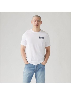 Graphıc Crewneck Tee Brın Musıc Inspırebeyaz