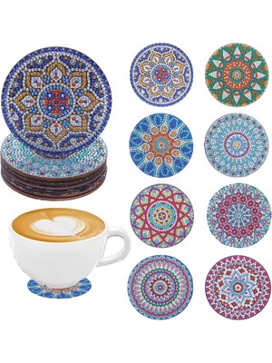 Çocuklar Için Gelişim Egzersiz Elmas Boyama Bardak Altlığı Modelleri Eğlenceli Eğitici Elmas Boyama Sanatı