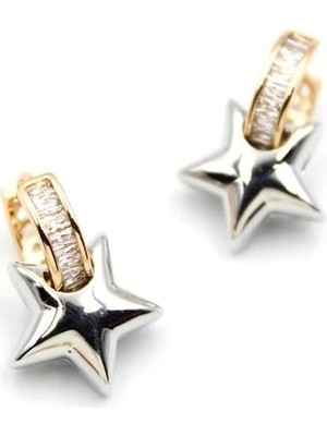 Yıldız Küpe - Gümüş