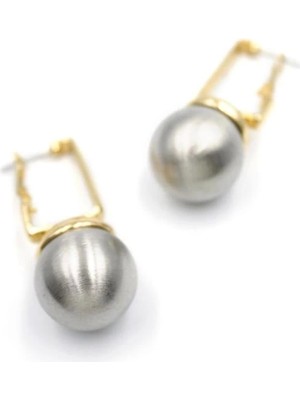 Top Küpe - Gümüş