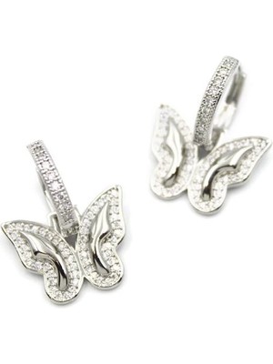 Kelebek Küpe - Gümüş