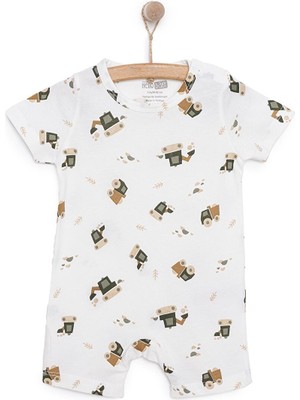 Hellobaby Yenidoğan Erkek Kısa Tulum Erkek Bebek