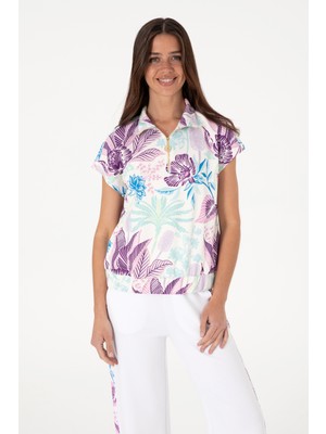 U.s. Polo Assn. Kadın Lila Sweatshirt 50305998-VR034