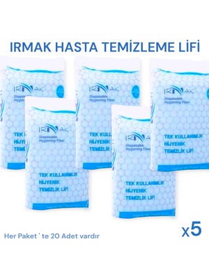 IRMAK HASTA TEMİZLEME LİFİ
5 PAKET 