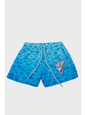 Slipstop Slyboots Desenli Uv Korumalı Normal Bel Short Erkek Çocuk Short SO2532000009