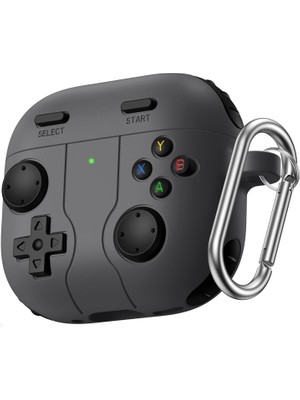 Airpods 4. Nesil (Airpods 4 2024) Uyumlu Oyun Kolu Tasarımlı Silikon Kılıf