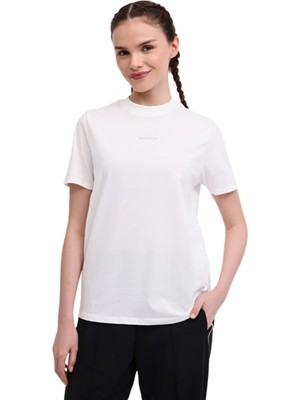 Lumberjack Wl Robı 11MS468 5fx Beyaz Kadın Kısa Kol Tişört 101941227