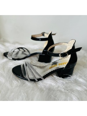 Gala Önü Açık Taşlı Topuklu Çocuk Ayk.