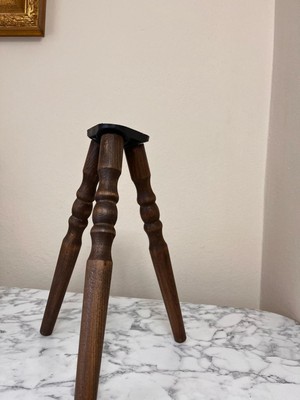 Koyu Meşe 41 cm Torna Ahşap Sehpa / Mobilya Ayağı – 3’lü Takım (Bağlantı Aparatları ve Vidalar Dahil – Tv Ünitesi, Konsol, Dresuar Için)