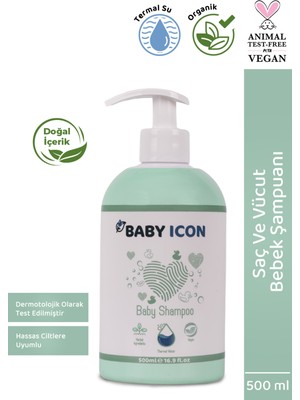 Baby Icon Saç ve Vücut Bebek Şampuanı 500 ml