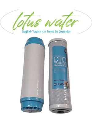 Lotus Musluk Tipi Su Arıtma Cihazı Filtresi Katyonikreçine +Cto Karbon Filtre