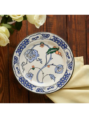 Karaca x Ömür Akkor İznik Kuş Servis Tabağı 26 cm