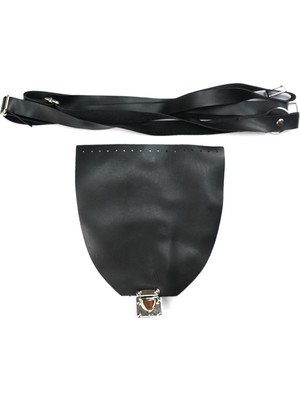 Deri Sırt Çantası Seti Kapak Askı Aparatı Siyah