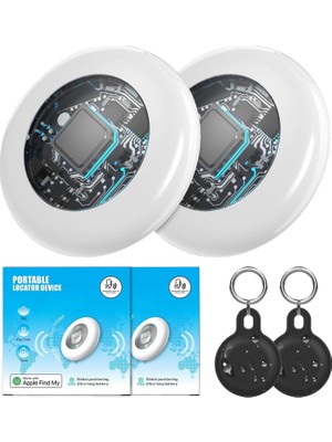 Apple Find My Uyumlu Akıllı Bluetooth Takip Cihazı | Gps Konum Etiketi | Anahtar, Cüzdan, Valiz, Evcil Hayvan Takibi (Yalnızca Ios)