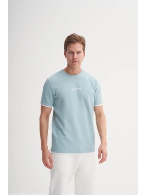 Cazador 4243 Erkek Bisiklet Yaka T-Shirt