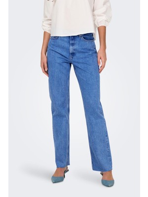 Only 15336776 Onlrıley Ex Hw Rw Str DOT006 Dnm Kadın Jean Pantolon