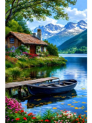 Aden Dekoratif Manzara Kanvas Tablo